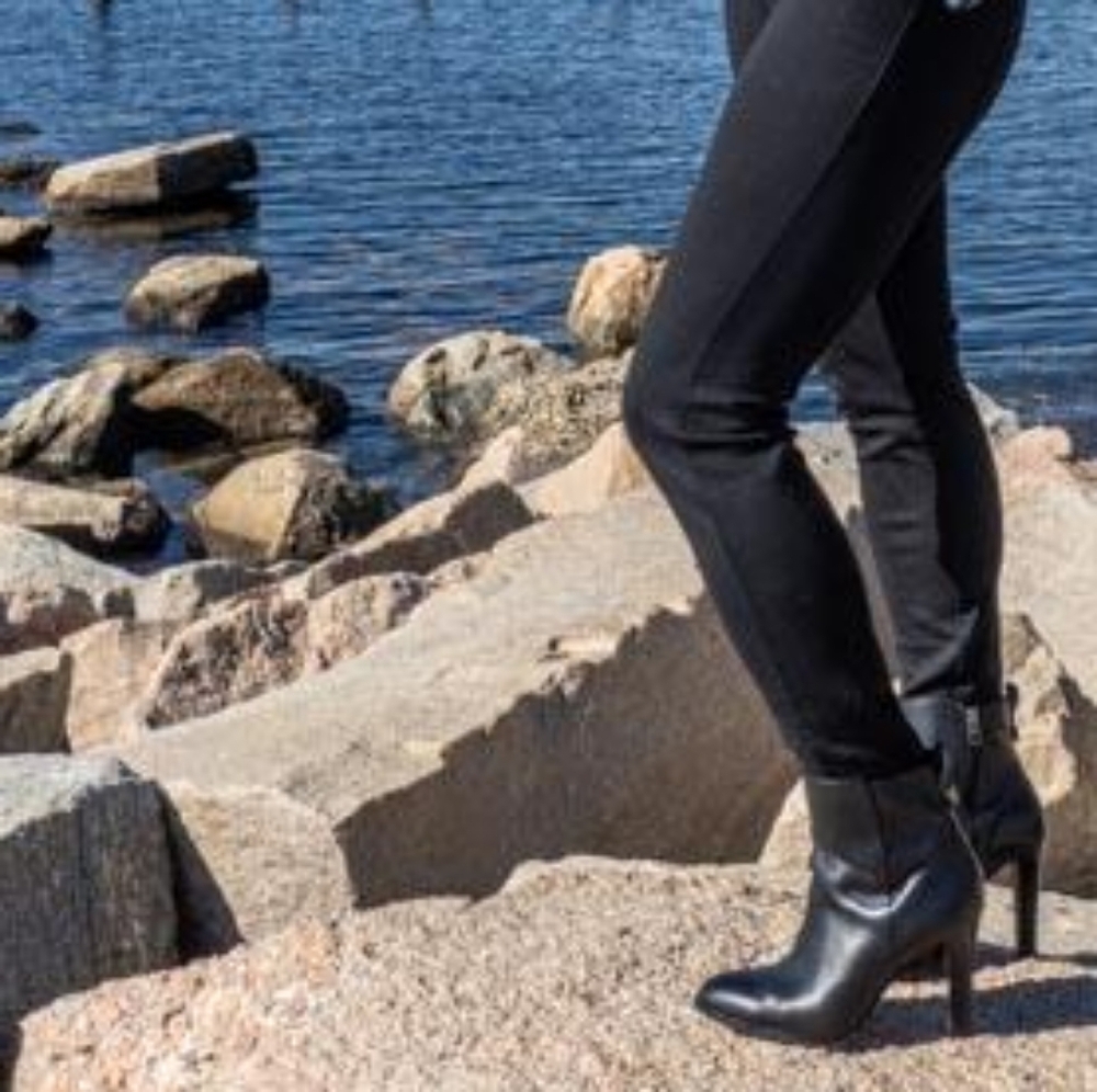 Coach Soft Calfskin Leather Heeled Booties - Picture 1 of 16
